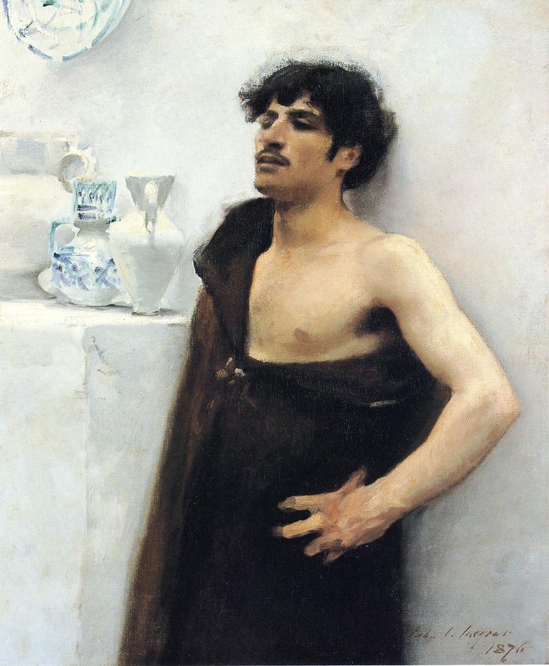 Young Man in Reverie, John Singer Sargent, 1876